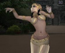 3d Belly Dancer Salome