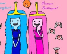 Adventure Time Princess Bubblegum And Finn