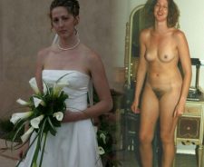 Amateur Dressed Undressed Brides