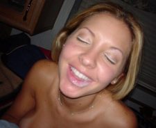 Amateur Girl With Cum On Her Face