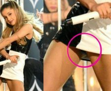 Ariana Grande Upskirt Pantie Shows Nude