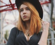 Big Tits Redhead Large Hat