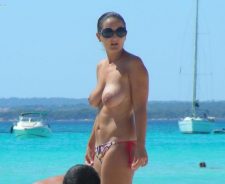 Big Tits Topless On Beach Voyeur