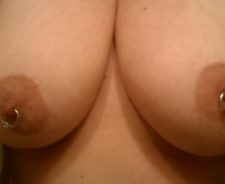 Boobs pierced nipples amateur