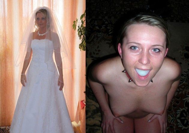 Porn Bride Undress - Bride Dressed Undressed Before After - Xxx Pics