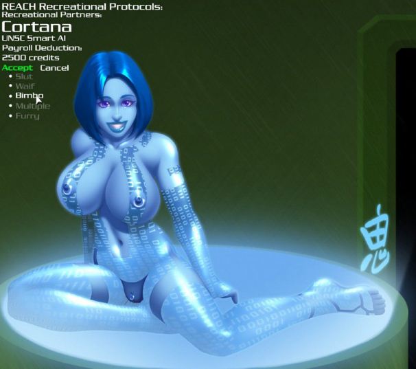 Cortana porn video
