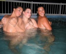 Hot Naked Girls Pool
