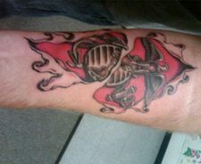 Marine Eagle Globe And Anchor Tattoo