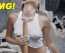 Miley Cyrus Wrecking Ball Nipple