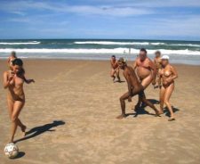 Nude Girls Beach Soccer Games