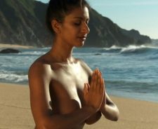 Nude Yoga Ocean Goddess