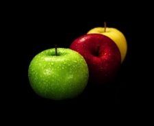 Red yellow green apple s