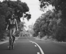 Road Girl Bike Sexy Body Lingerie Mood