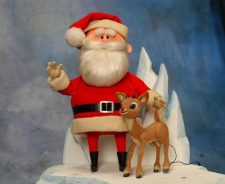 Rudolph The Red Nosed Reindeer And Santa