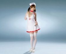 Sexy Japanese Nurse Model