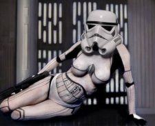 Star Wars Stormtrooper Body Paint