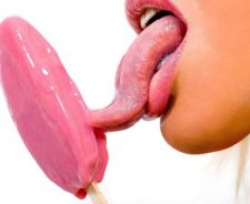 Tongue Licking Ice Cream