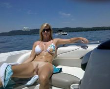 Wife Naked On Pontoon Boat