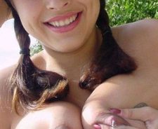 Women squirting breast milk